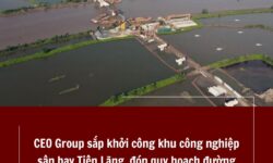 CEO Group sắp khởi công khu công nghiệp sân bay Tiên Lãng, đón quy hoạch đường ven biển Hải Phòng – Thái Bình.