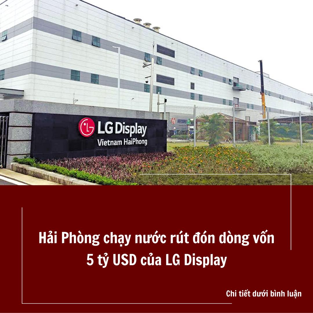 Hải Phòng chạy nước rút đón dòng vốn 5 tỷ USD của LG Display