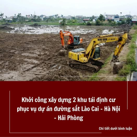 Khởi công xây dựng 2 khu tái định cư phục vụ dự án đường sắt Lào Cai – Hà Nội – Hải Phòng