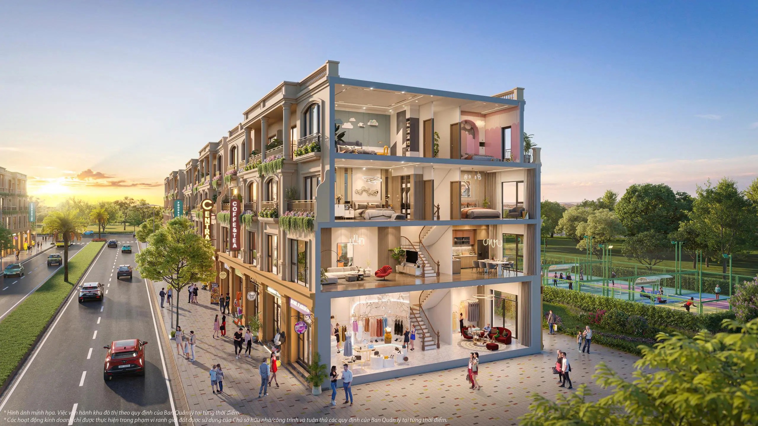 SHOP VILLA  Shop Villa tại Dự án Vinhomes Dương kinh