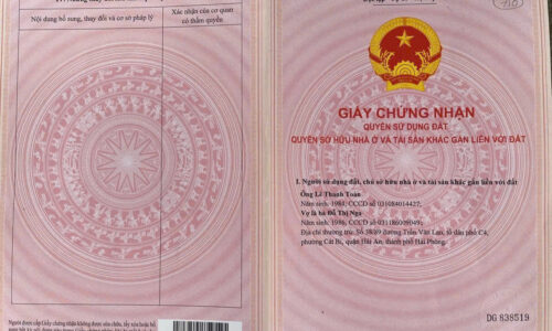DUY NHẤT 1 LÔ TẠI ĐẶNG CƯƠNG – AN DƯƠNG – HẢI PHÒNG Giá Chỉ 890 TRIỆU
