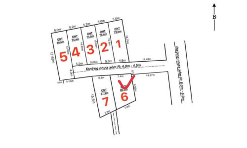 Bán đất 80m² ngang 4.3m giá 920 triệu Xã Kiến Minh