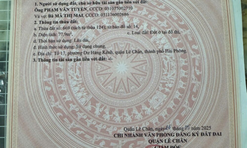CHÍNH CHỦ BÁN NHÀ MỚI XÂY 48m² PHỐ HỒ SEN