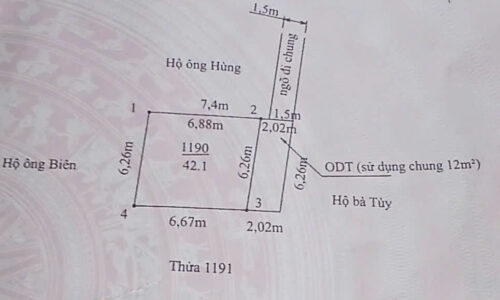 LÔ ĐẤT ĐẸP 42m2 NGÕ TRÀNG CÁT HẢI AN | GIÁ TỐT