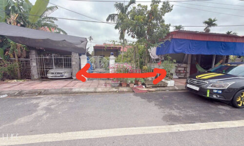 Bán Lô Đất 100m2 mặt đường 362 cách chợ chiều minh tân hơn 100m