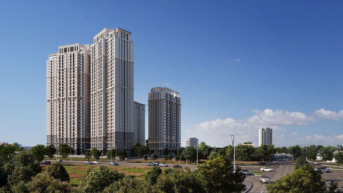 Thiết kế Phối cảnh căn hộ chung cư cao cấp Gem Park Hải Phòng 