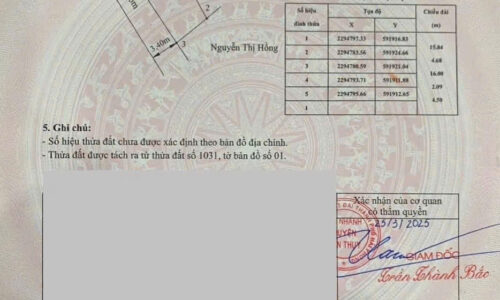 Bán 86,9m đất, Mặt tiền : 4,68m.Tại : Du Lễ – Kiến Thuỵ – Hải Phòng