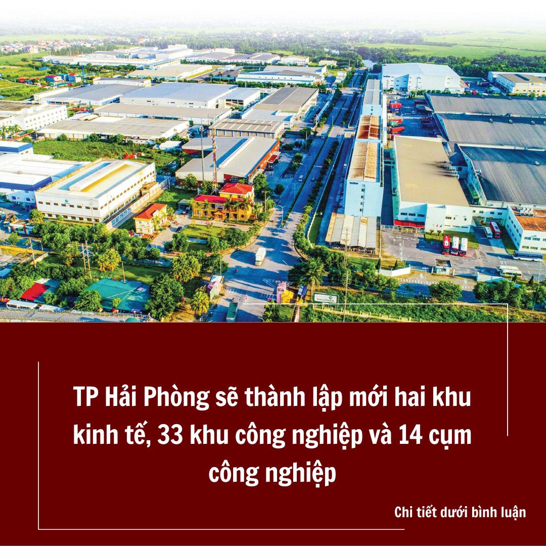 Danh sách khu công nghiệp và cụm công nghiệp Hải Phòng thời kỳ 2021 - 2030, tầm nhìn 2050