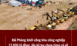Hải Phòng khởi công khu công nghiệp Tiên Lãng 13.000 tỷ đồng lập kỷ lục chưa từng có về tốc độ đưa dự án vào triển khai