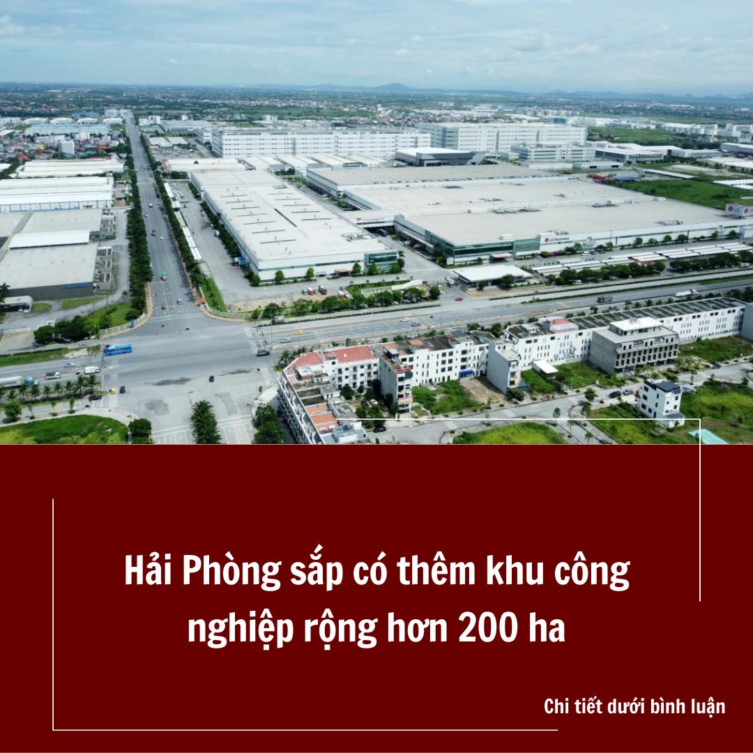 Hải Phòng sắp có thêm khu công nghiệp Khu Trấn Dương Hòa Bình rộng hơn 200 ha