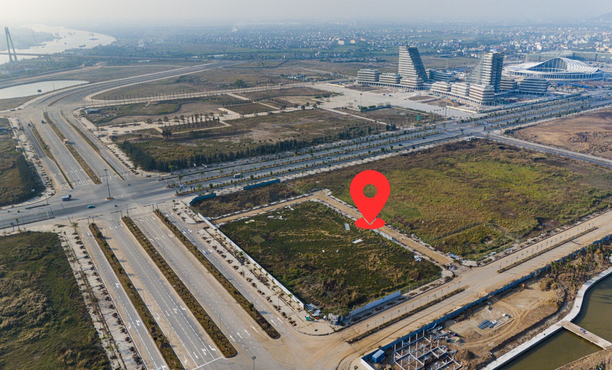 Toàn cảnh lô đất I.14/CTHH-01EndFragmentđược chụp vào cuối năm 2024 (Ảnh:Ngọc Đẹp).