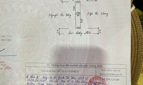 Bán 94m đất, Mặt tiền 4m Tại Thanh Sơn Kiến Thụy Hải Phòng