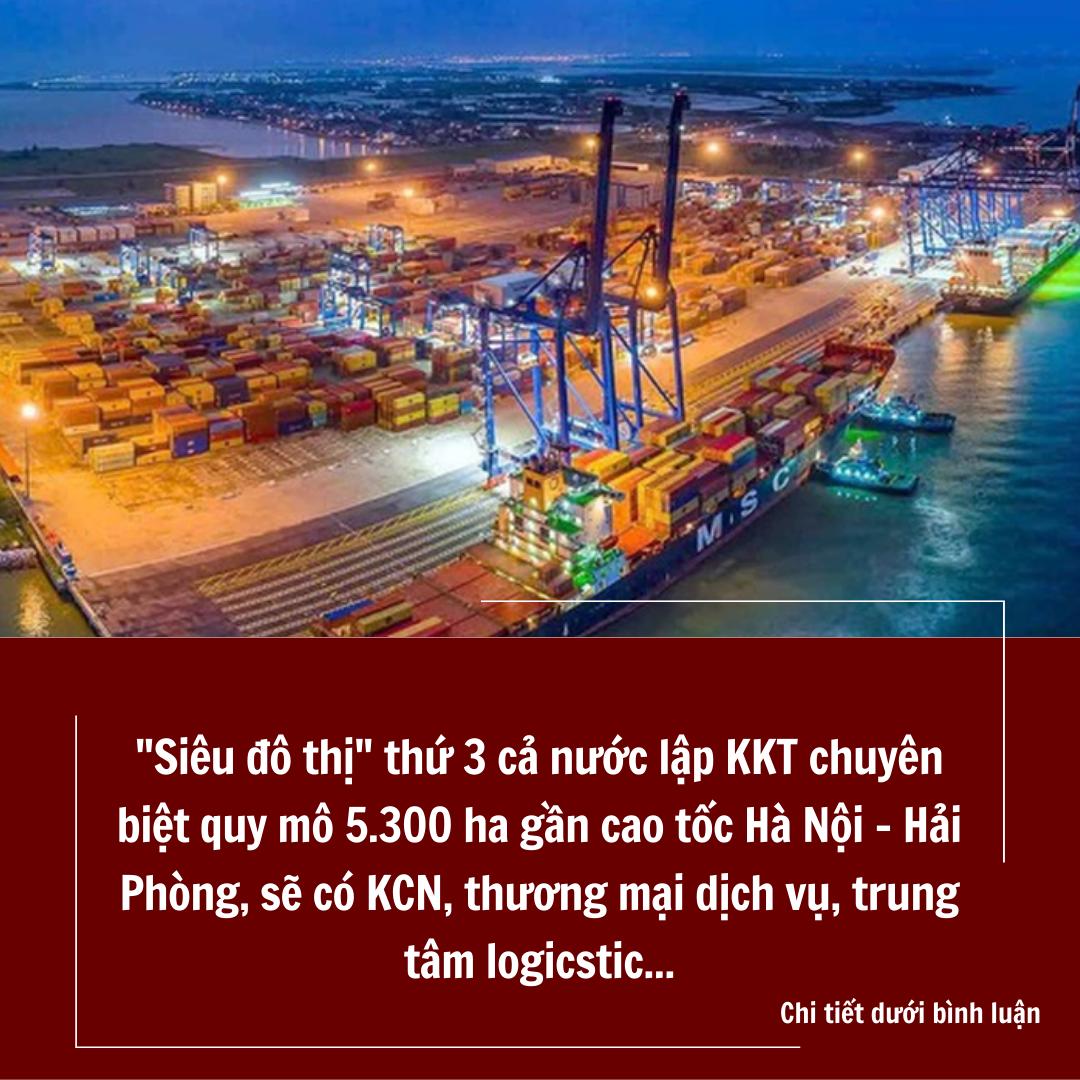 Thành lập Khu kinh tế chuyên biệt Hải Phòng quy mô 5.300 ha Động lực tăng trưởng mới giai đoạn 2026–2035
