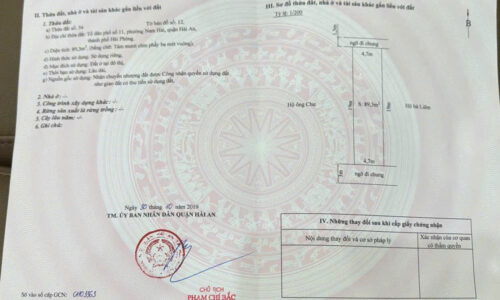 Bán Đất 89m2 Nam Hải Mặt Đường Ô Tô 2 Mặt Thoáng