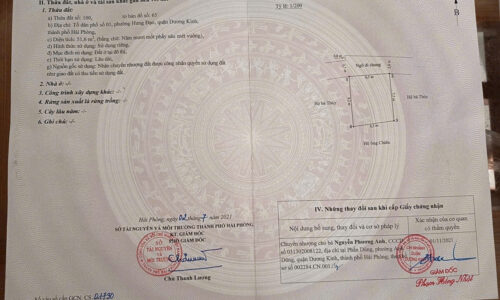 Bán Đất Gần 52m2 Tại Mặc Đăng Doanh Hưng Đạo Dương Kinh
