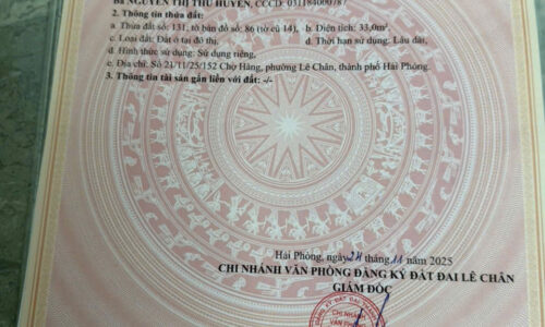 BÁN NHÀ TRUNG TÂM 152 HỒ SEN GIÁ TỐT CHO ĐẦU TƯ 2 tỷ 790 triệu